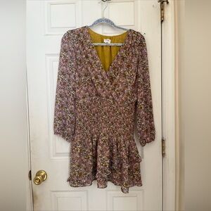 Woman’s Floral Midi Dress - Size Medium